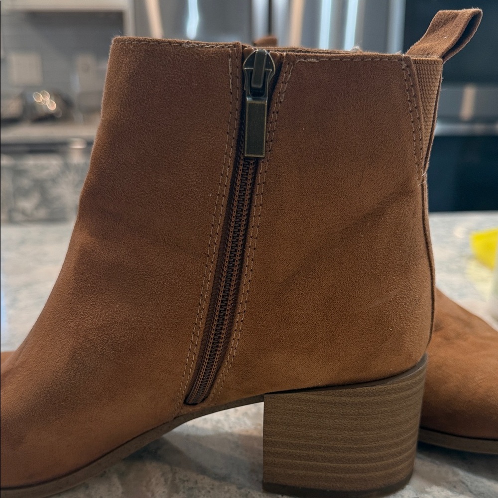 Universal Thread Brown Suede Ankle Booties - Picture 15 of 16